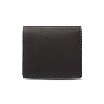 二つ折り財布 メンズ レディース 本革 ブランド 小銭入れあり 小さい 財布 大人 牛革 革 レザー 軽量 コンパクト ウォレット 札 小銭 カード パルモ 0621900（ボルドーブラウン）｜詳細画像