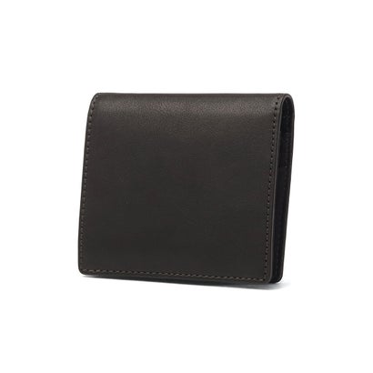 二つ折り財布 メンズ レディース 本革 ブランド 小銭入れあり 小さい 財布 大人 牛革 革 レザー 軽量 コンパクト ウォレット 札 小銭 カード パルモ 0621900（ボルドーブラウン）｜詳細画像