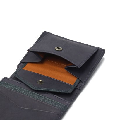 二つ折り財布 メンズ レディース 本革 ブランド 小銭入れあり 小さい 財布 大人 牛革 革 レザー 軽量 コンパクト ウォレット 札 小銭 カード パルモ 0621900（ボルドーブラウン）｜詳細画像
