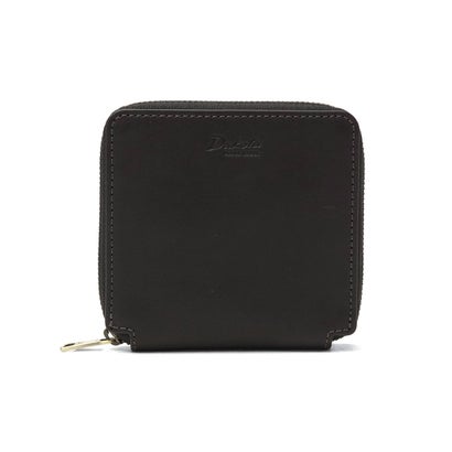 二つ折り財布 メンズ レディース box型小銭入れ 本革 札 ラウンドファスナー ブランド 牛革 レザー ウォレット コンパクト 小さめ 大人 軽量 パルモ 0621902 （ボルドーブラウン）｜詳細画像