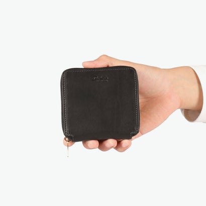 二つ折り財布 メンズ レディース box型小銭入れ 本革 札 ラウンドファスナー ブランド 牛革 レザー ウォレット コンパクト 小さめ 大人 軽量 パルモ 0621902 （ボルドーブラウン）｜詳細画像