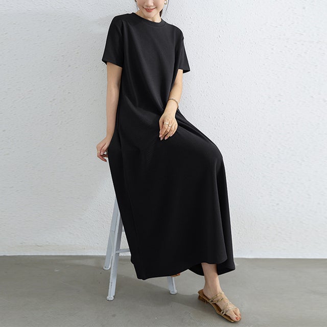 ワンピース ロング マキシ （ブラック）
