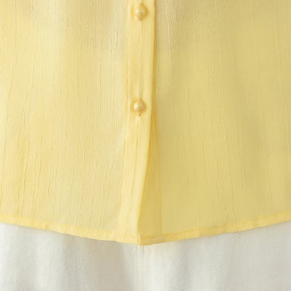 ドゥー ベル Doux Belle フリルリボン長袖スタンドカラーブラウス レディース トップス （ワインレッド）｜詳細画像