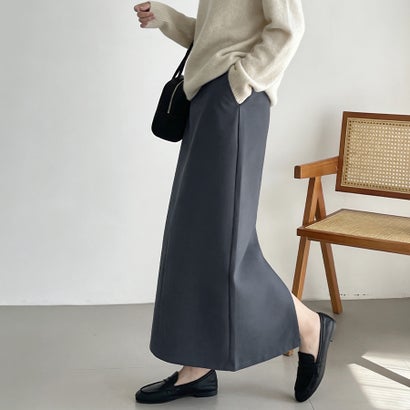 ドゥー ベル Doux Belle シンプルタイトスカート レディース スカート （グレー）｜詳細画像