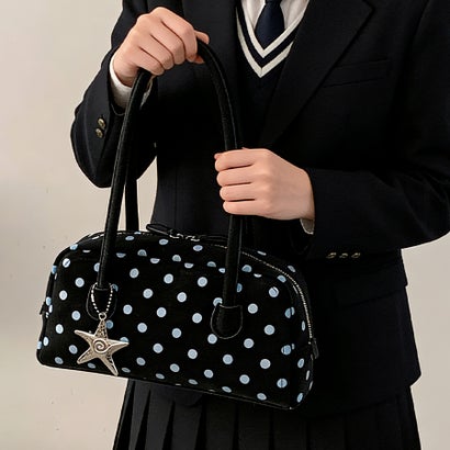 ドゥー ベル Doux Belle ドットデザイン2WAYバック レディース バッグ （ブラック）｜詳細画像