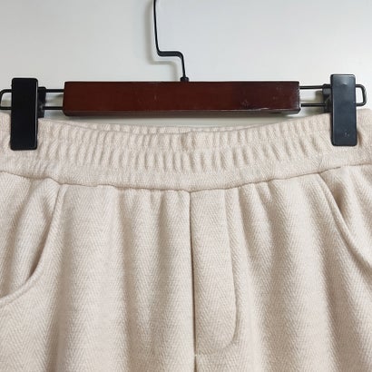 ドゥー ベル Doux Belle 裏起毛ルーズストレートパンツ レディース パンツ （ライトグレー）｜詳細画像