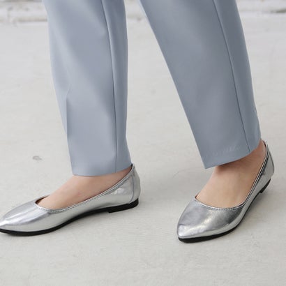 タック入りテーパードパンツ レディース パンツ （ベージュ）｜詳細画像