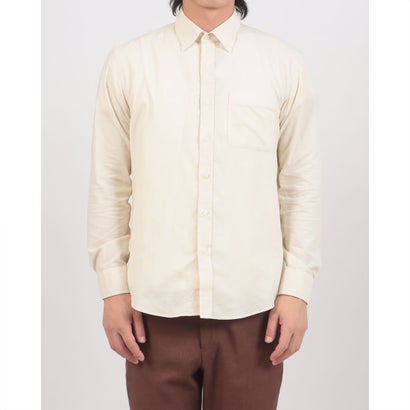 細畝コーディロイシャツ （オフホワイト）｜詳細画像