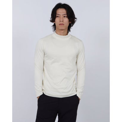 吸湿発熱・プラスウォーム3Dベースレイヤーモックネック （オフホワイト）｜詳細画像