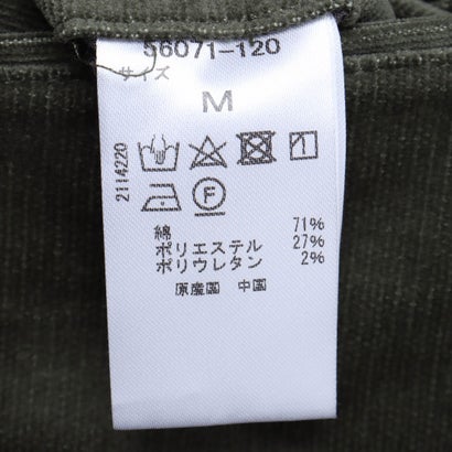 21Wコーデュロイ ストレッチノータックパンツ （オフホワイト）｜詳細画像