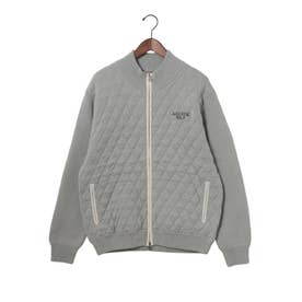 GOLFキルト中綿ZIPブルゾン （グレー）