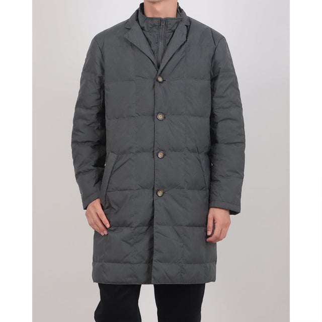 マジカルダウン・ビジネスロングコート （ダークグレー） （ダークグレー）