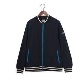 360°ストレッチリブブルゾン （ネイビー）