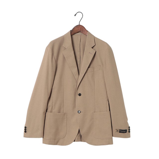 CARREMANストレッチジャケット （ベージュ） （ベージュ）