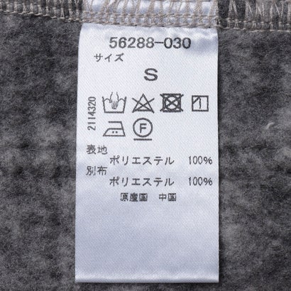 裏起毛フリース・ツイード調カバーオール （グレー）｜詳細画像