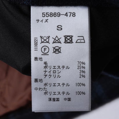 ウールツイード中綿ブルゾン （グレーミックス）｜詳細画像