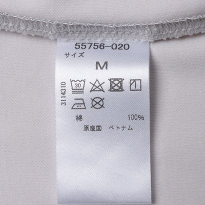 浅Vネック/長袖・ドゥクラッセTシャツ （アイスグレー）｜詳細画像