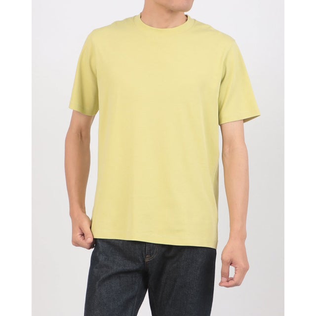 クルーネック/半袖・ドゥクラッセTシャツ （ライトイエロー）