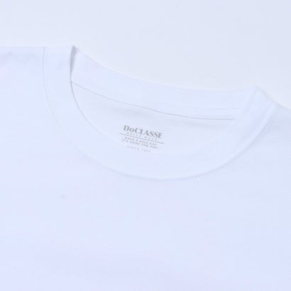クルーネック/半袖・ドゥクラッセTシャツ （ライトブルー）｜詳細画像
