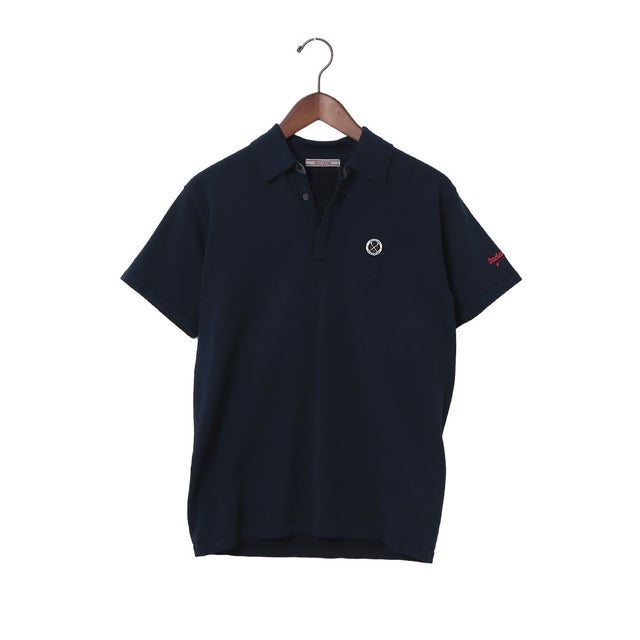 ストレッチニットGOLFポロ （ネイビー）