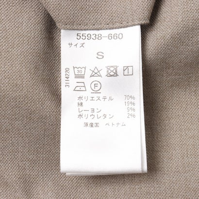 ドゥクラッセ DoCLASSE ウールライクコットンストレッチパンツ （ダークグレー）｜詳細画像