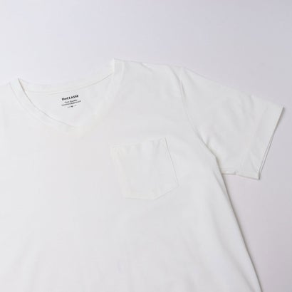 抗菌ドライVネックTシャツ （ホワイト）｜詳細画像