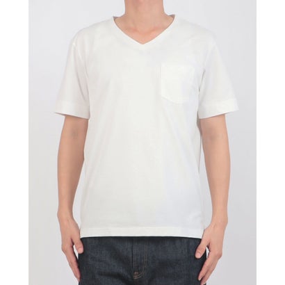 抗菌ドライVネックTシャツ （ホワイト）｜詳細画像