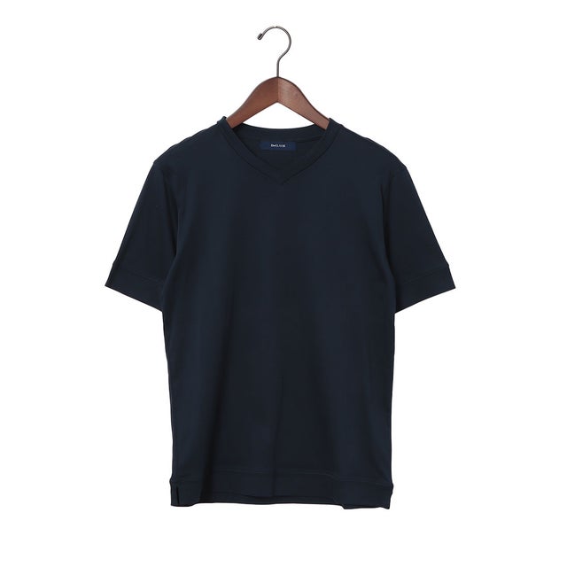 ハイクオリティーVネックTシャツ （ネイビー）