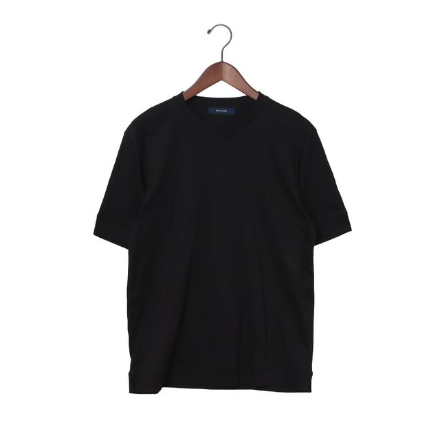 ハイクオリティーVネックTシャツ （ブラック）