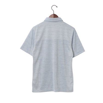 ドゥクラッセ DoCLASSE ドライメッシュポロシャツ （ブルー・パターン）｜詳細画像