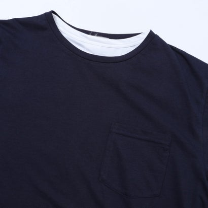 ドゥクラッセ DoCLASSE WレイヤークルーTシャツ （ネイビー）｜詳細画像