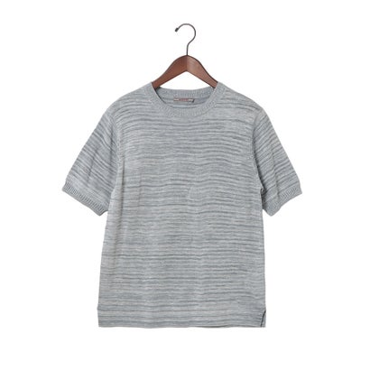 ランダムボーダーTシャツ （ブルーマルチ）｜詳細画像