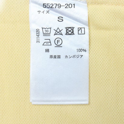 スタンドカラー/クリーンポロ （レモンイエロー）｜詳細画像