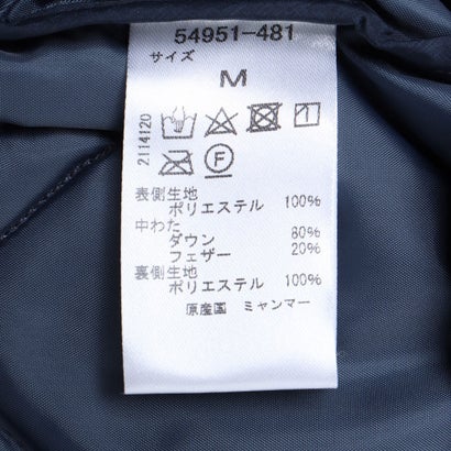 スタンドカラー・ダウンベスト （ダークネイビー）｜詳細画像