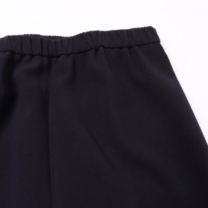 ドレープWクロス・セミワイドパンツ （ダークネイビー）｜詳細画像