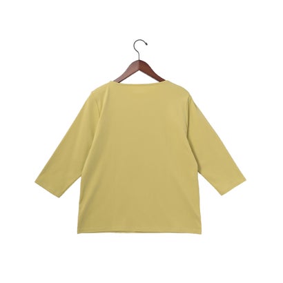 ドゥクラッセ DoCLASSE ボートネック／7分袖・ドゥクラッセTシャツ(58cm丈) （シトロングリーン） （シトロングリーン）｜詳細画像