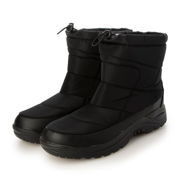 
                    スノーブーツ ショートブーツ ウインターブーツ ダウンブーツ ブーツ メンズ 長靴 防水 防滑 防寒 アウトドア 紳士靴 メンズシューズ （ブラック）