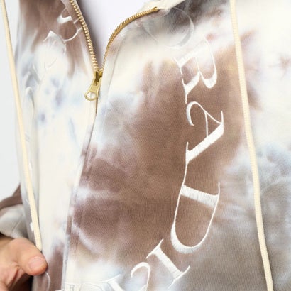 ダイド フルジップ フーデッド スウェットシャツ（Dyed Full Zip Hooded Sweatshirt） （Light Camo）｜詳細画像