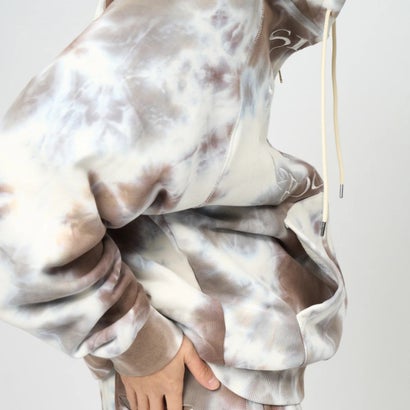ダイド フルジップ フーデッド スウェットシャツ（Dyed Full Zip Hooded Sweatshirt） （Light Camo）｜詳細画像