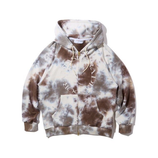 ダイド フルジップ フーデッド スウェットシャツ（Dyed Full Zip Hooded Sweatshirt） （Light Camo）