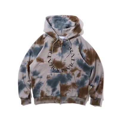 ダイド フルジップ フーデッド スウェットシャツ（Dyed Full Zip Hooded Sweatshirt） （Dark Camo）｜詳細画像