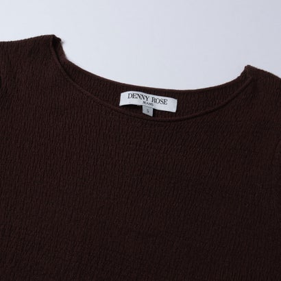 クルーネックニット （DARK BROWN）｜詳細画像
