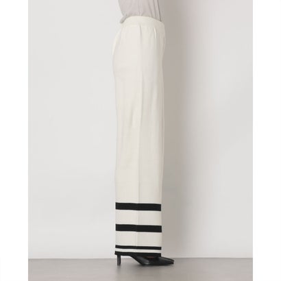 ラインポイントパンツ （WHITE×BLACK）｜詳細画像