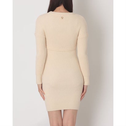 スタッズポイントニットワンピース （IVORY）｜詳細画像