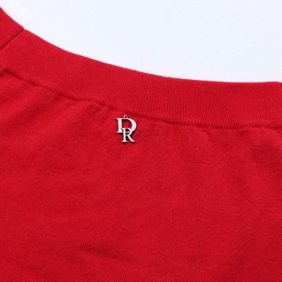 ロゴラインストーンポイントオフショルニット （RED）｜詳細画像