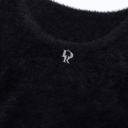 バックビジューポイントニットワンピース （BLACK）｜詳細画像