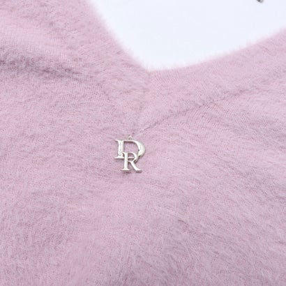 バッグラインストーンチェーンポイントショートカーディガン （PINK）｜詳細画像