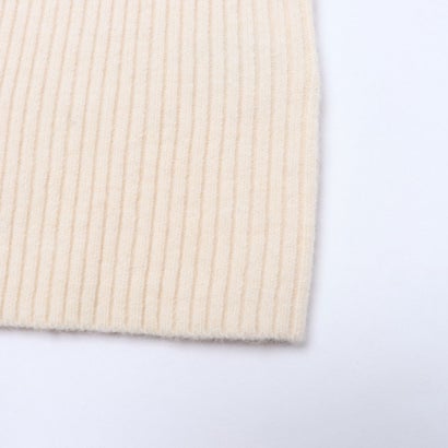 スタッズポイントカットアウトハイネックニット （IVORY）｜詳細画像