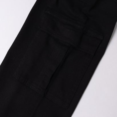 綿ストレッチカーゴパンツ （BLACK）｜詳細画像
