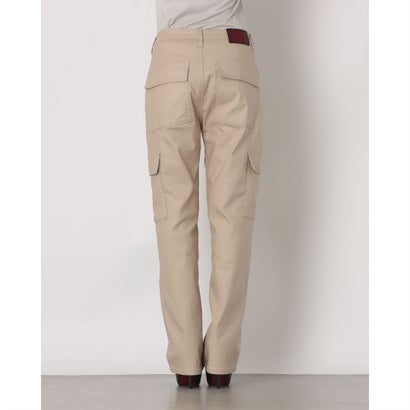 フェイクレザー加工カーゴパンツ （BEIGE）｜詳細画像